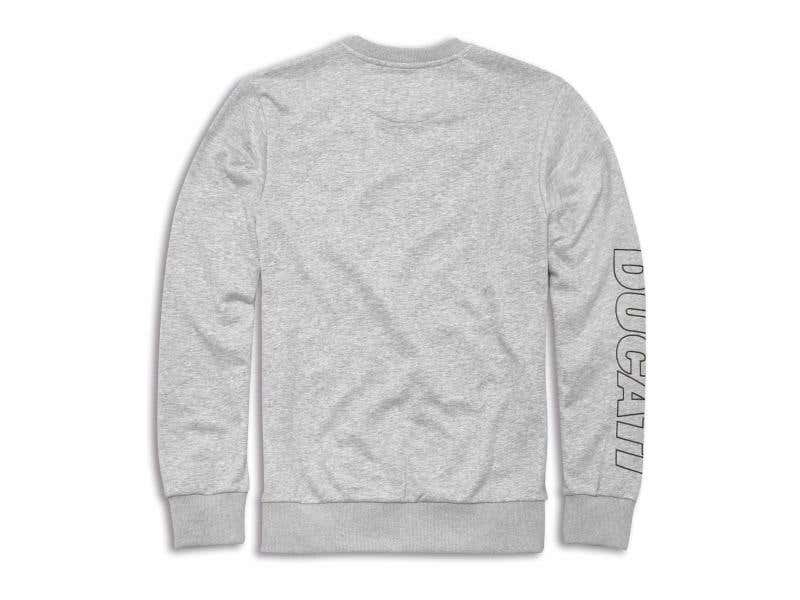 DUCATI MENS DUCATI LOGOROUND-NECK SWEATSHIRT