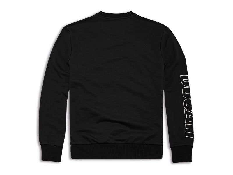 DUCATI MENS DUCATI LOGOROUND-NECK SWEATSHIRT