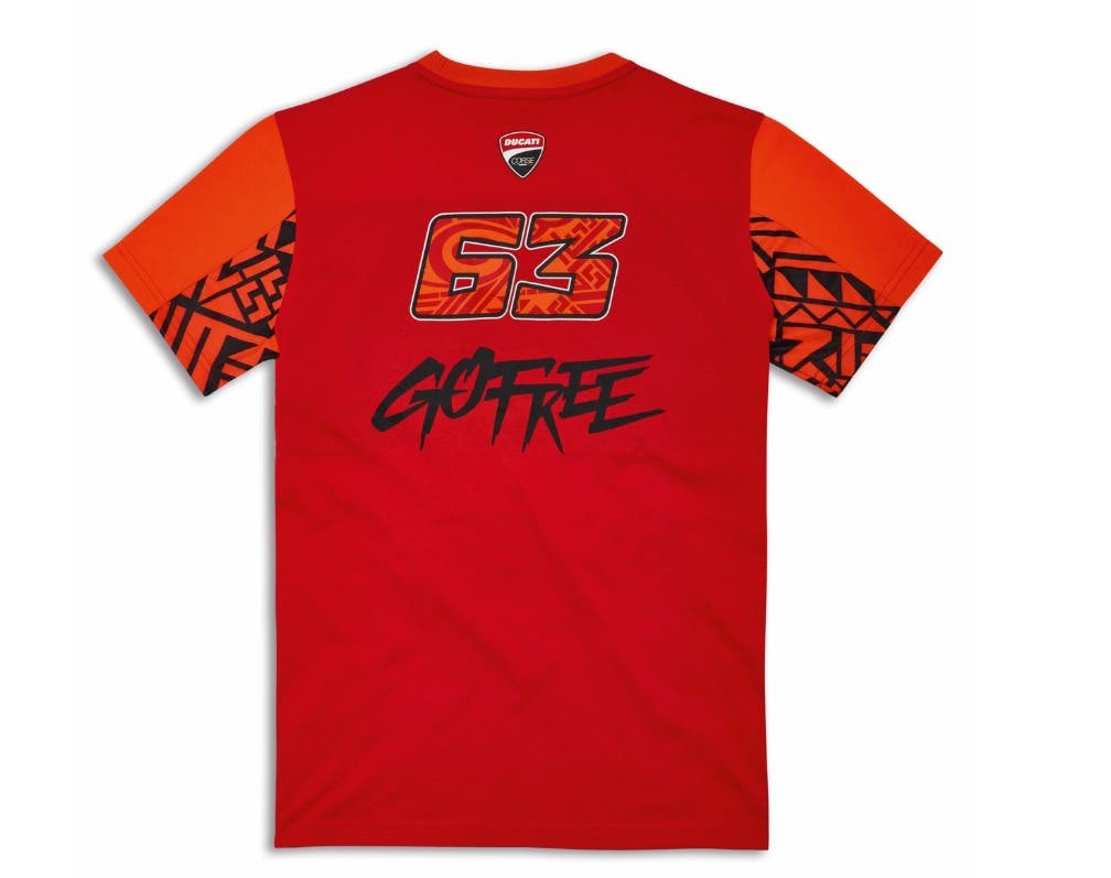 DUCATI MENS DUAL PECCO BAGNAIA 63 T-SHIRT