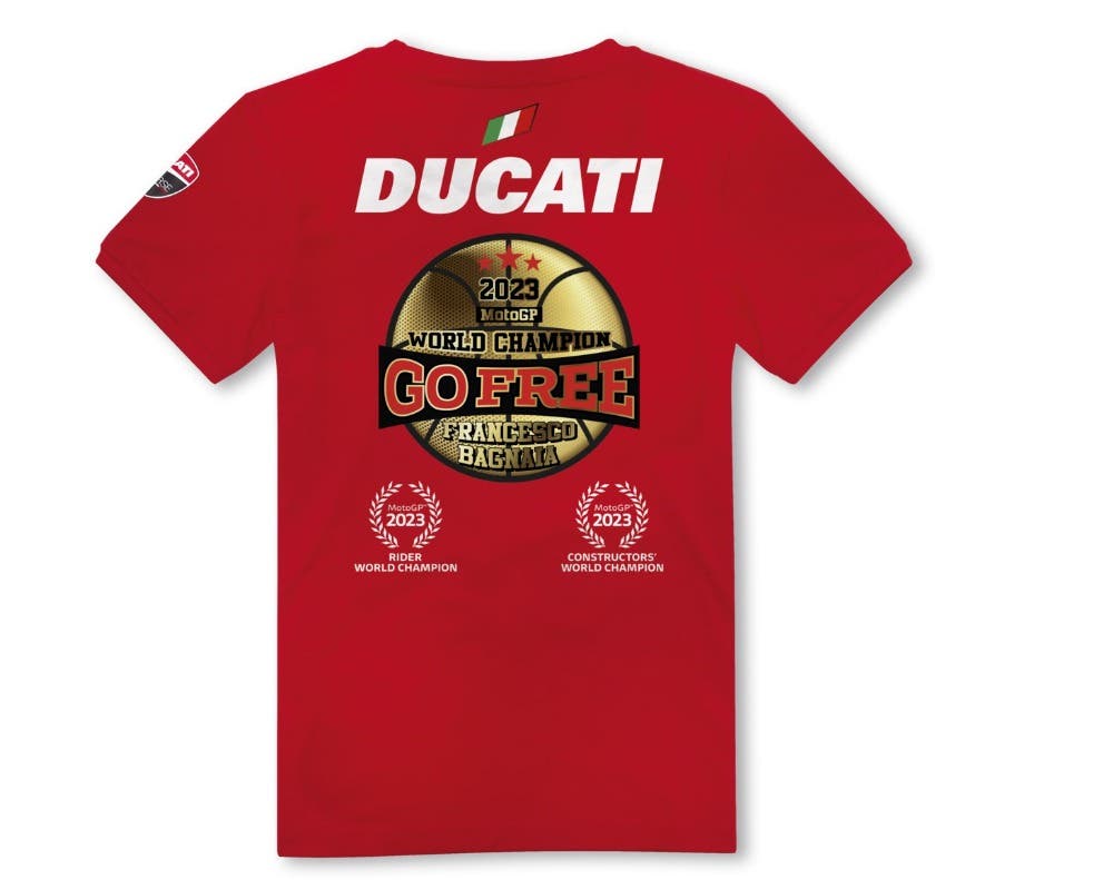 DUCATI MENS FB63 MOTOGP WORLD CHAMPION 23 T-SHIRT