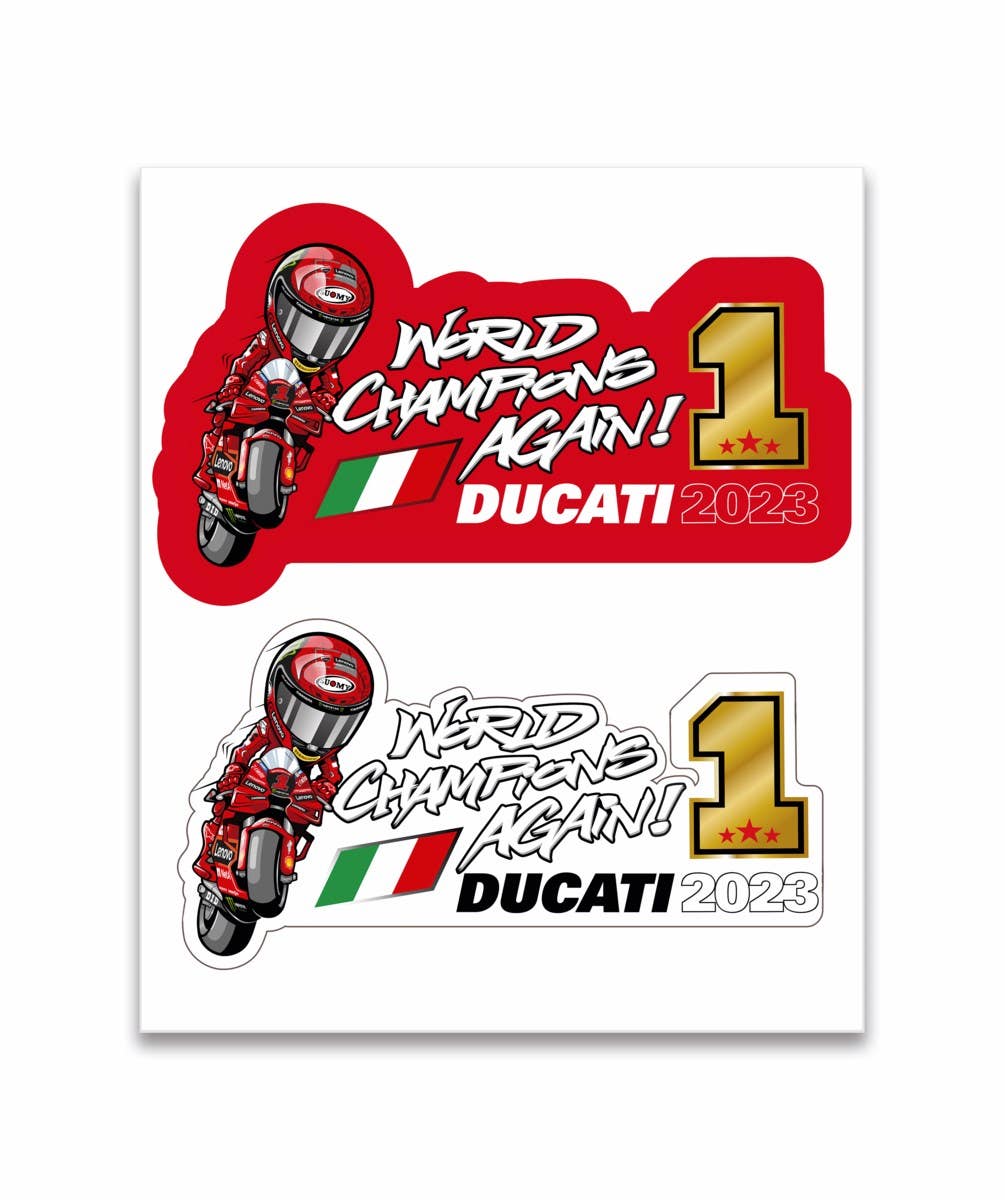 DUCATI WORLD CHAMPIONS 2023 STICKER