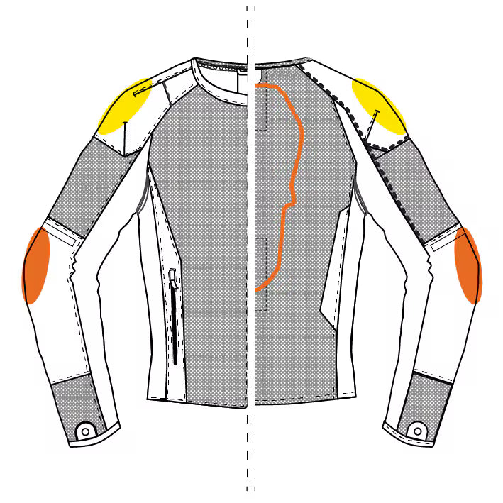 DUCATI TEX PROTECTION LAYER DUCATI OVERLAY P01 2.0