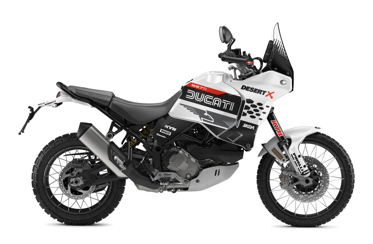 FLIGHT Grey Desert X Full Graphics Kit – Joe Rascal Ducati