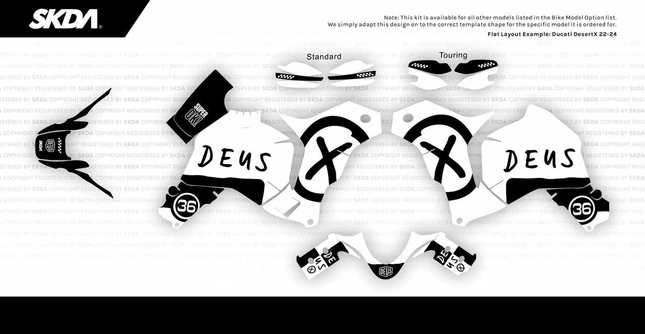 DEUS HANDY Desert X Full Graphics Kit