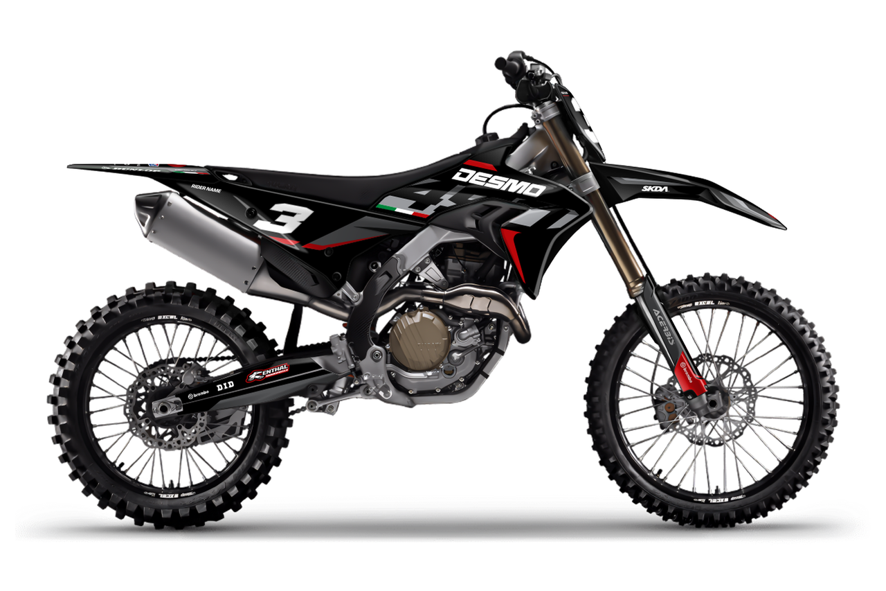 HORNET Black Desmo Full Graphics Kit