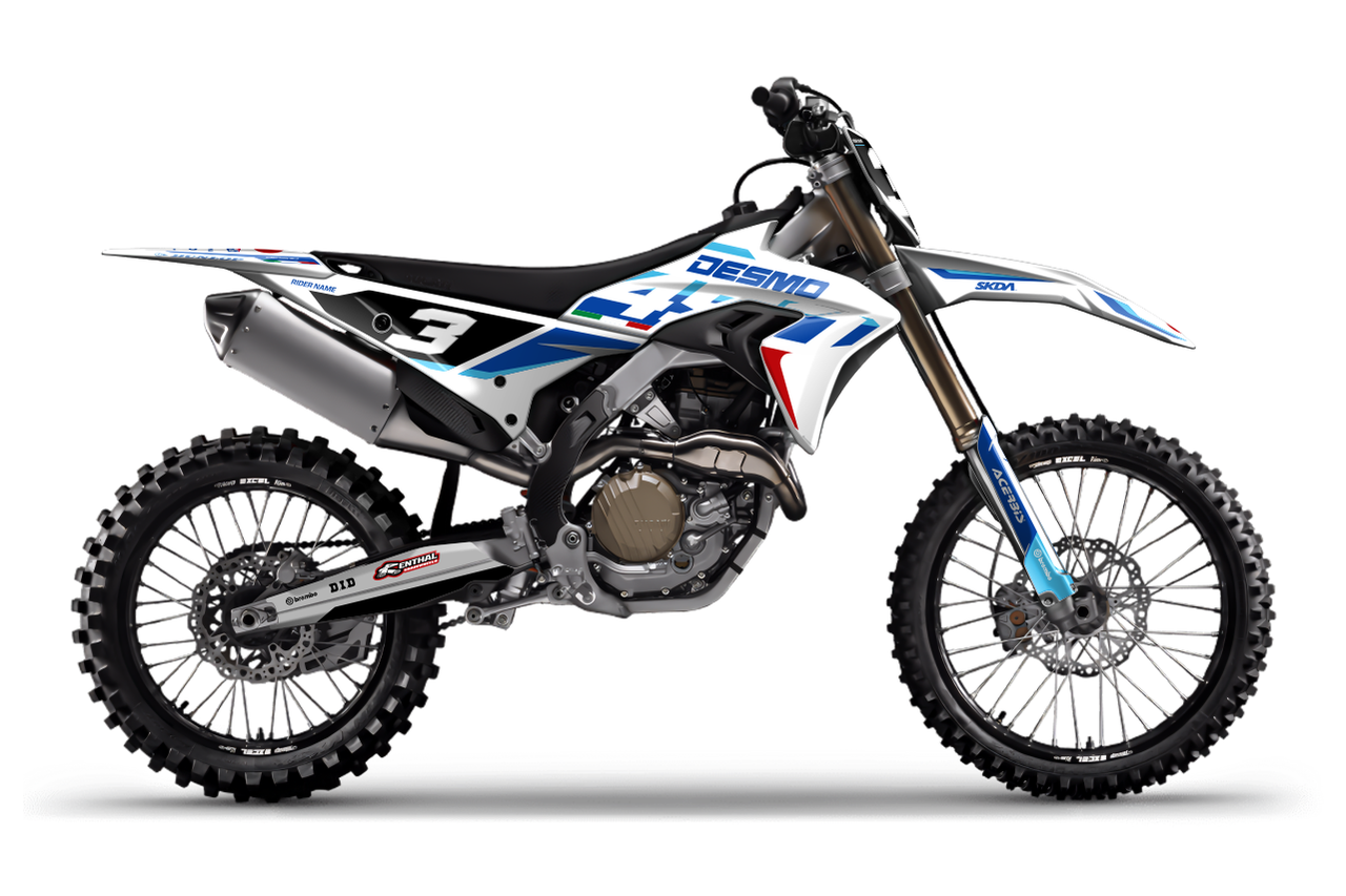 HORNET White Desmo Full Graphics Kit