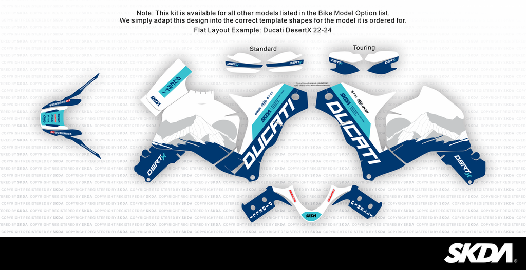 HORIZON Blue Desert X Full Graphics Kit
