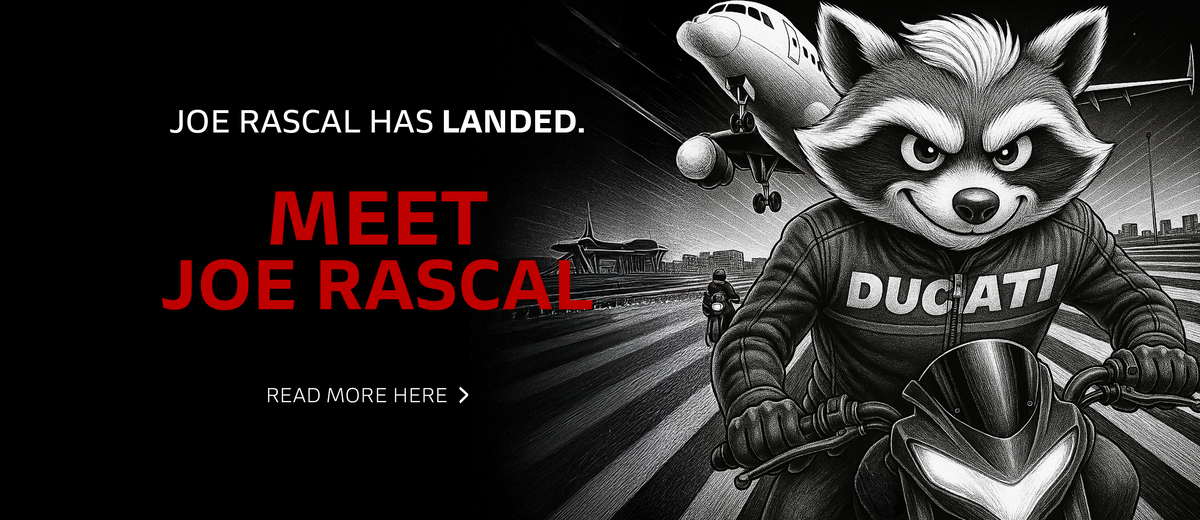 Joe Rascal Logo Joe Rascal: A New Life in Australia | Ducati Adventure Comic – Joe ...