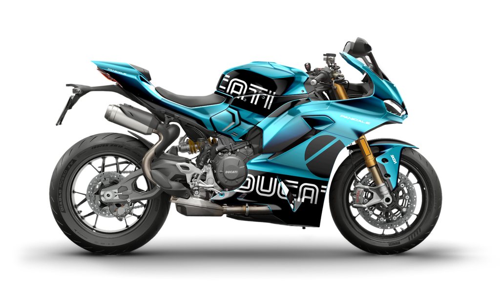 MAGNITUDE CHROME Aqua Panigale Full Graphics Kit