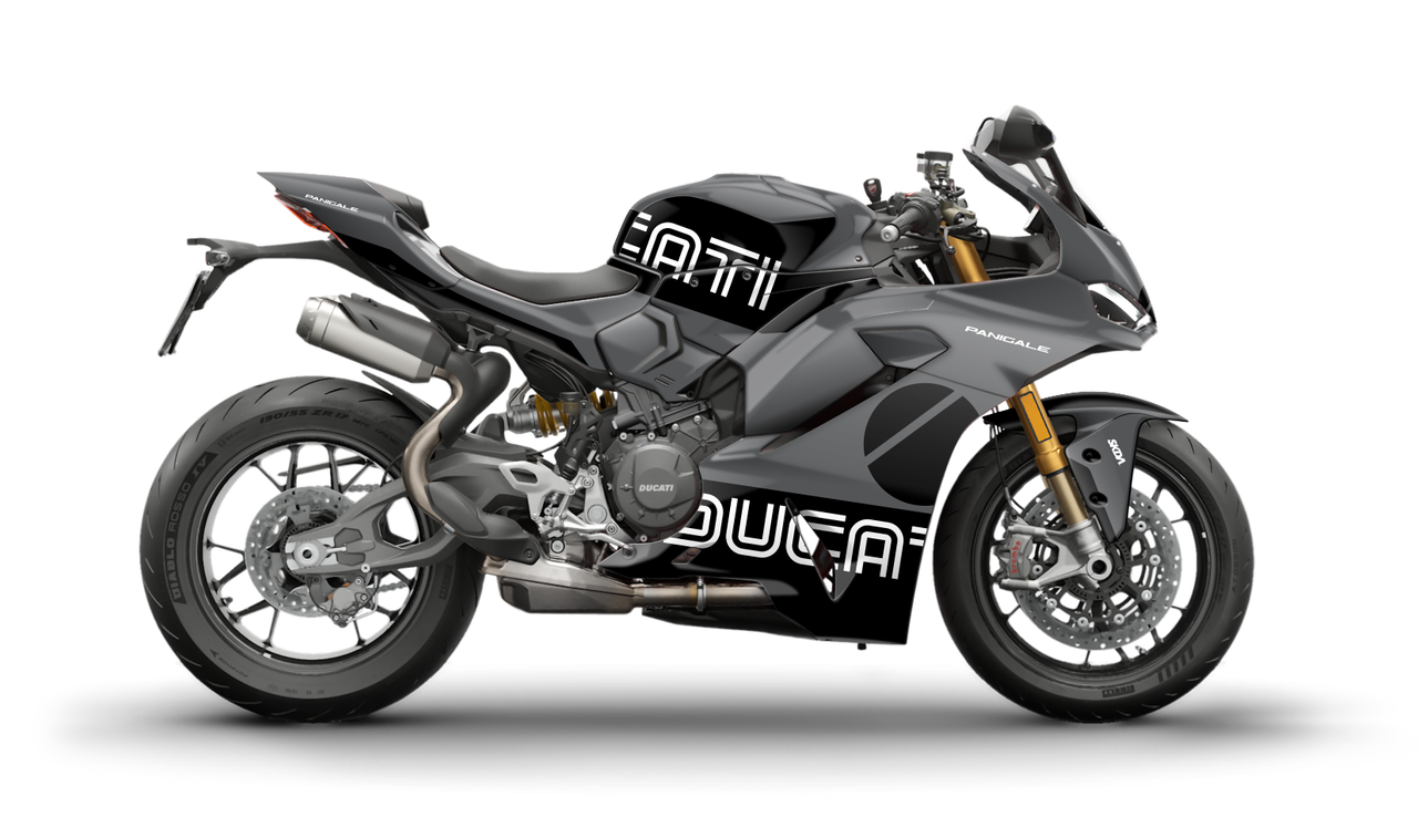 MAGNITUDE Grey Panigale Full Graphics Kit