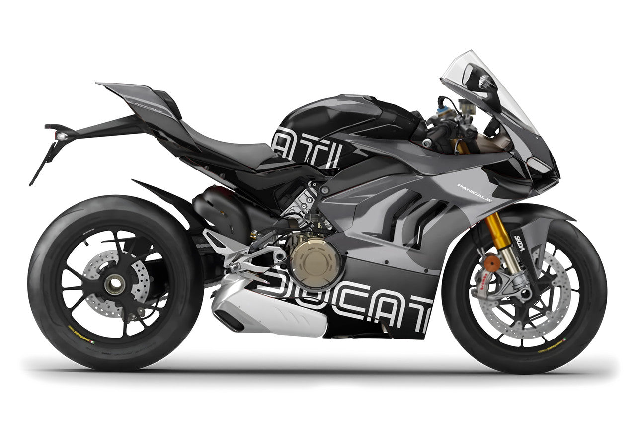 MAGNITUDE Grey Panigale Full Graphics Kit