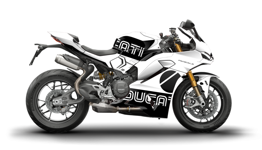 MAGNITUDE White Panigale Full Graphics Kit