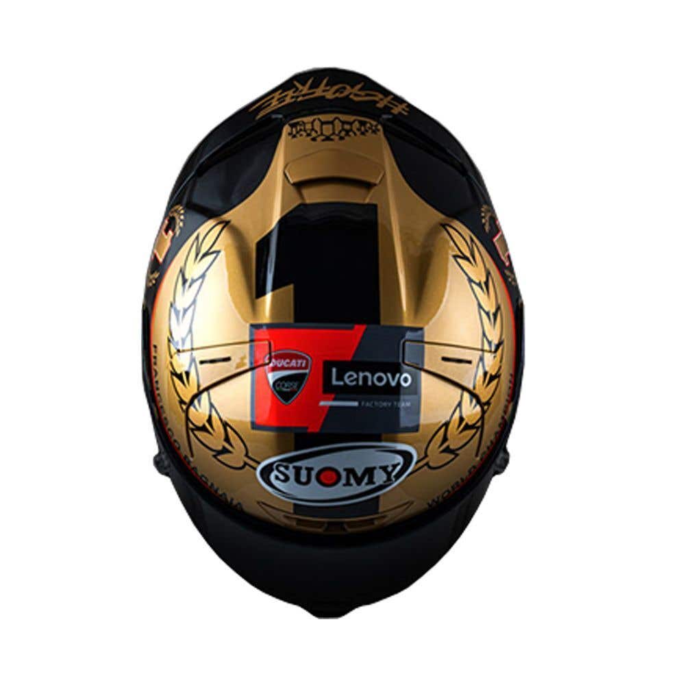 SUOMY HELMETS SR-GP PECCO WORLD CHAMP GOLD