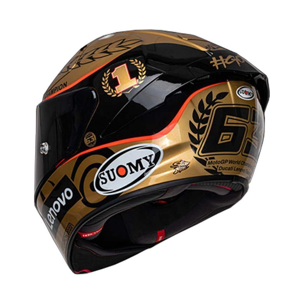 SUOMY HELMETS SR-GP PECCO WORLD CHAMP GOLD