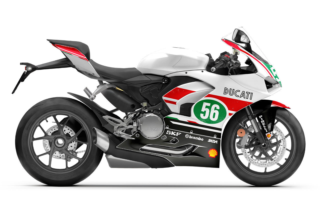 PATINA White Panigale Full Graphics Kit