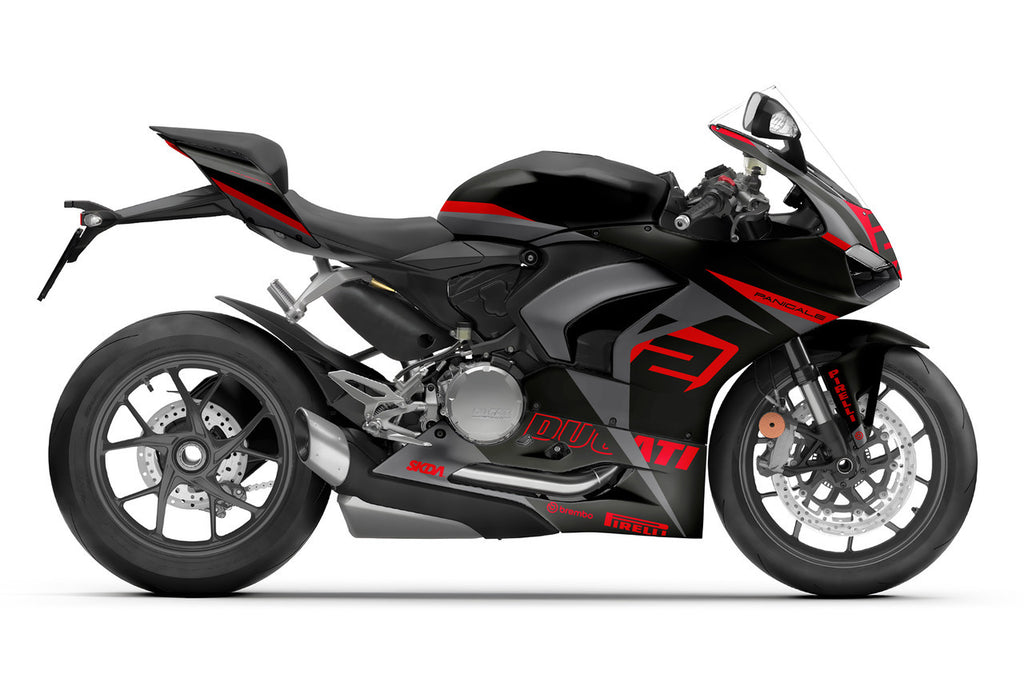 PISTA Black Panigale Full Graphics Kit