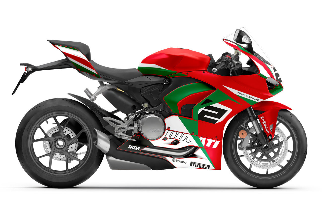 PISTA Green Panigale Full Graphics Kit