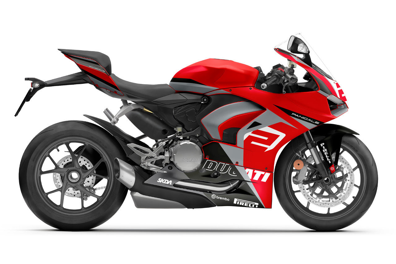 PISTA Red Panigale Full Graphics Kit