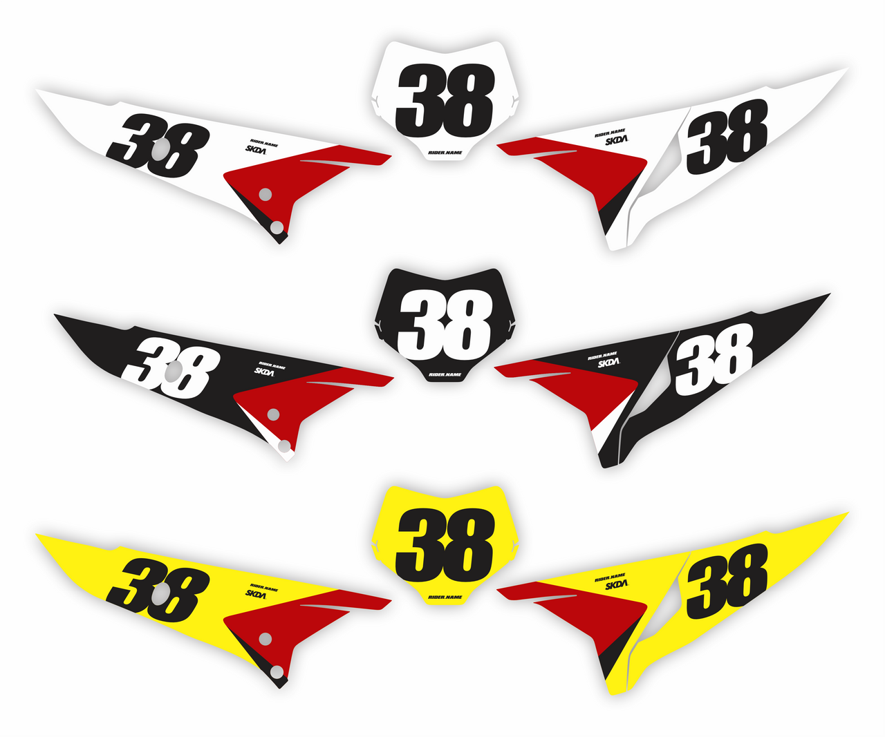 S6 Ducati Number Plates