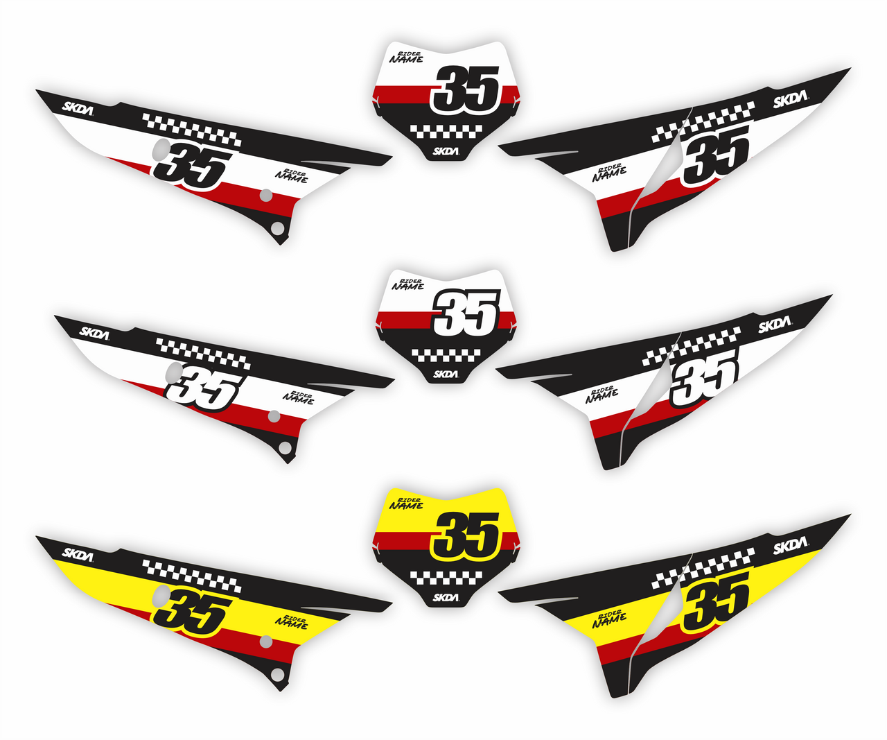 S7 Ducati Number Plates