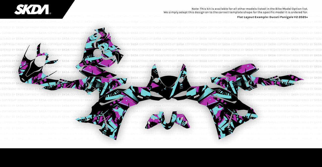 SHATTER Panigale Full Graphics Kit