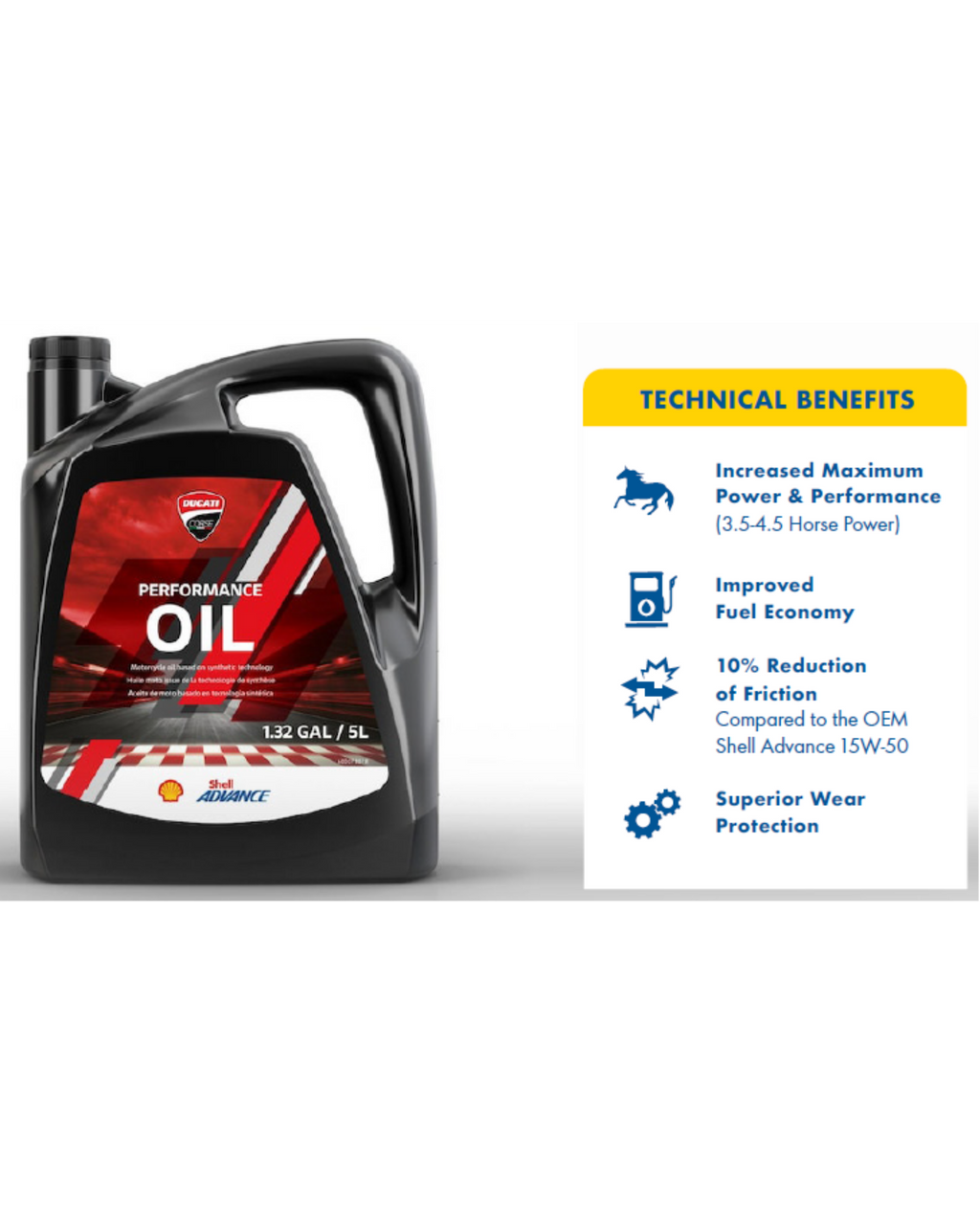 Ducati Performance “Corse” Engine Oil – 5L