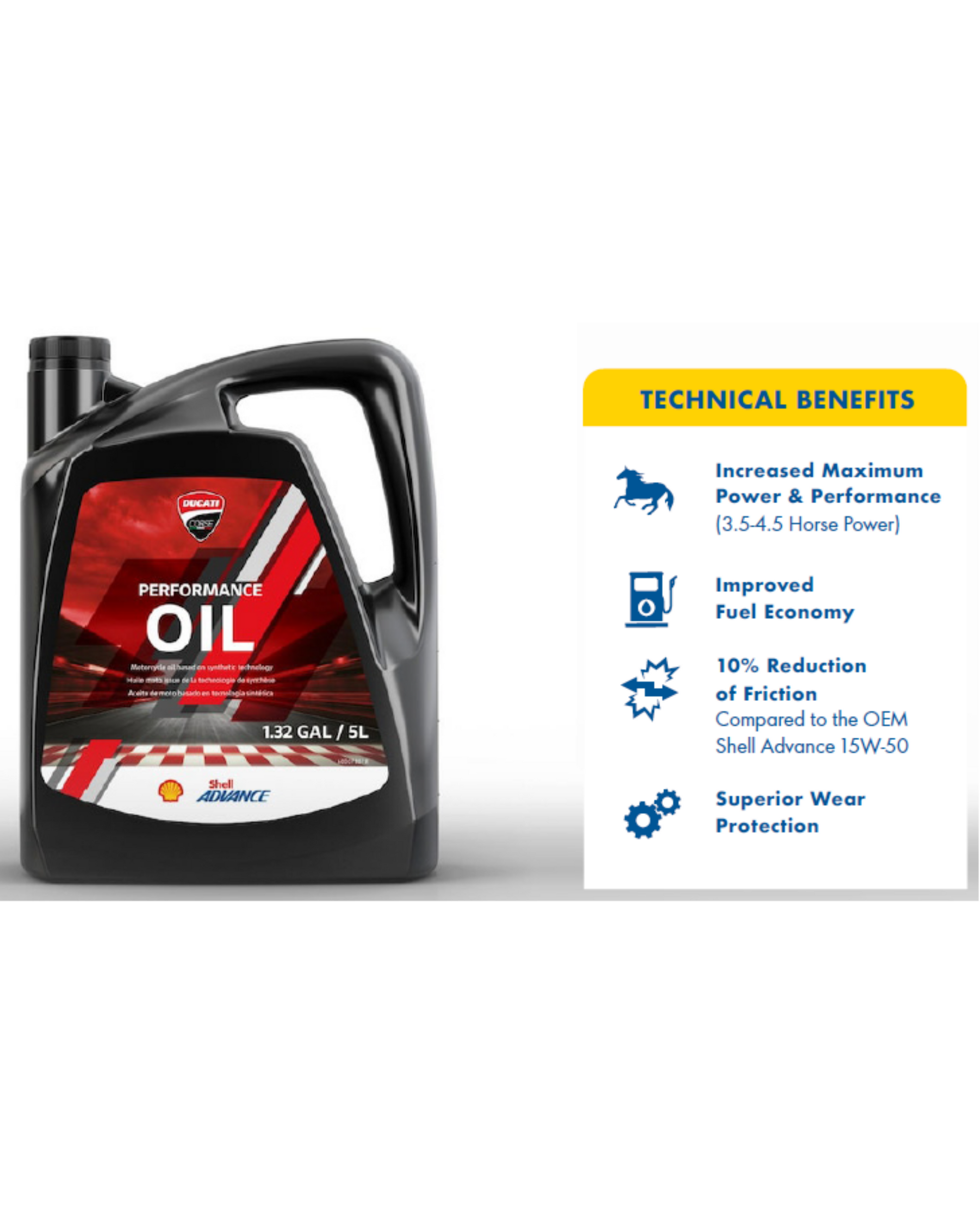 Ducati Performance “Corse” Engine Oil – 5L