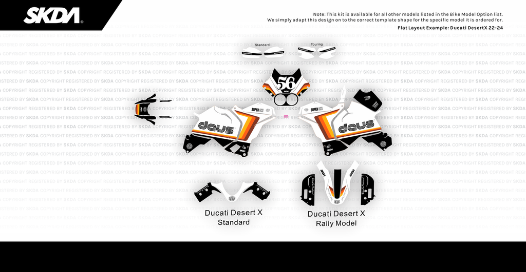 DEUS TRIAD Desert X Full Graphics Kit