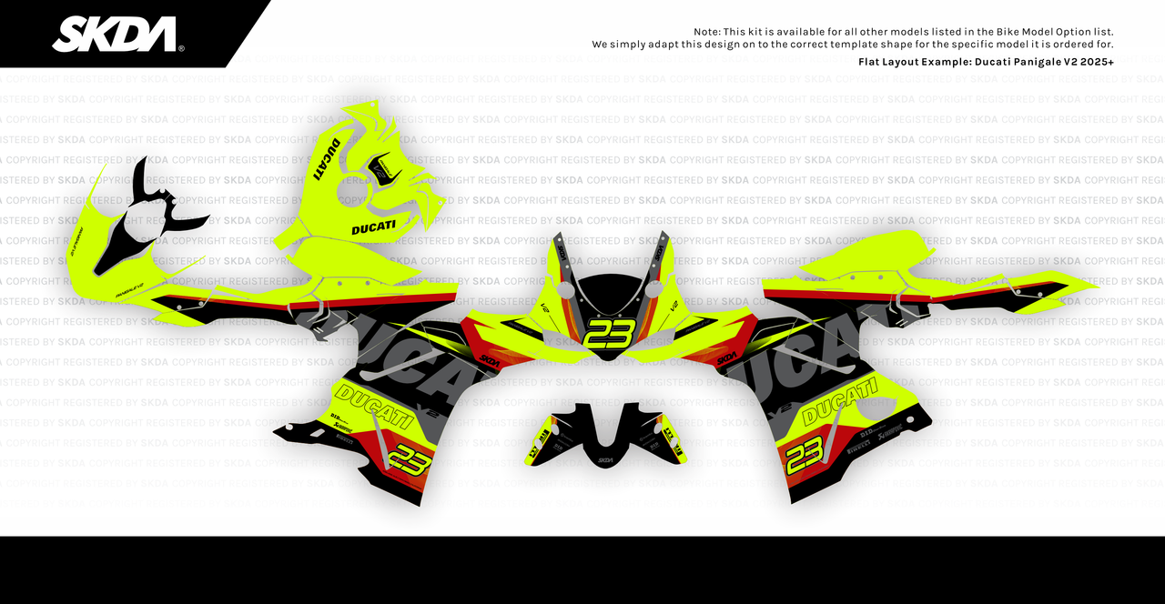 VELOCE NEON Panigale Full Graphics Kit