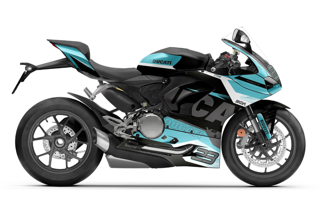 VELOCE Teal Panigale Full Graphics Kit