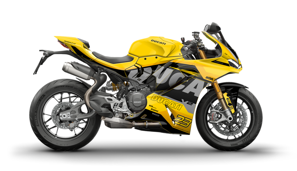 VELOCE Yellow Panigale Full Graphics Kit