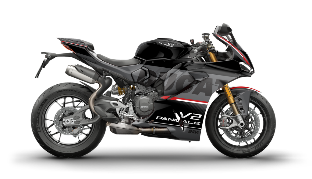 VERSARIO Blk/Grey Panigale Full Graphics Kit