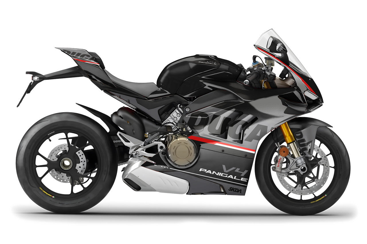 VERSARIO Blk/Grey Panigale Full Graphics Kit