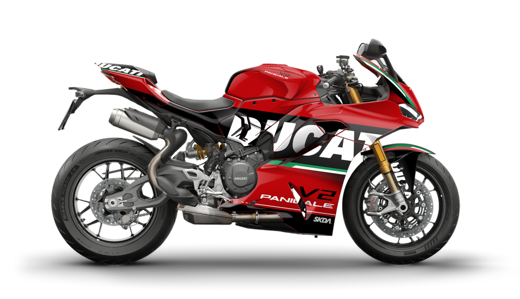 VERSARIO Red/Blk Panigale Full Graphics Kit