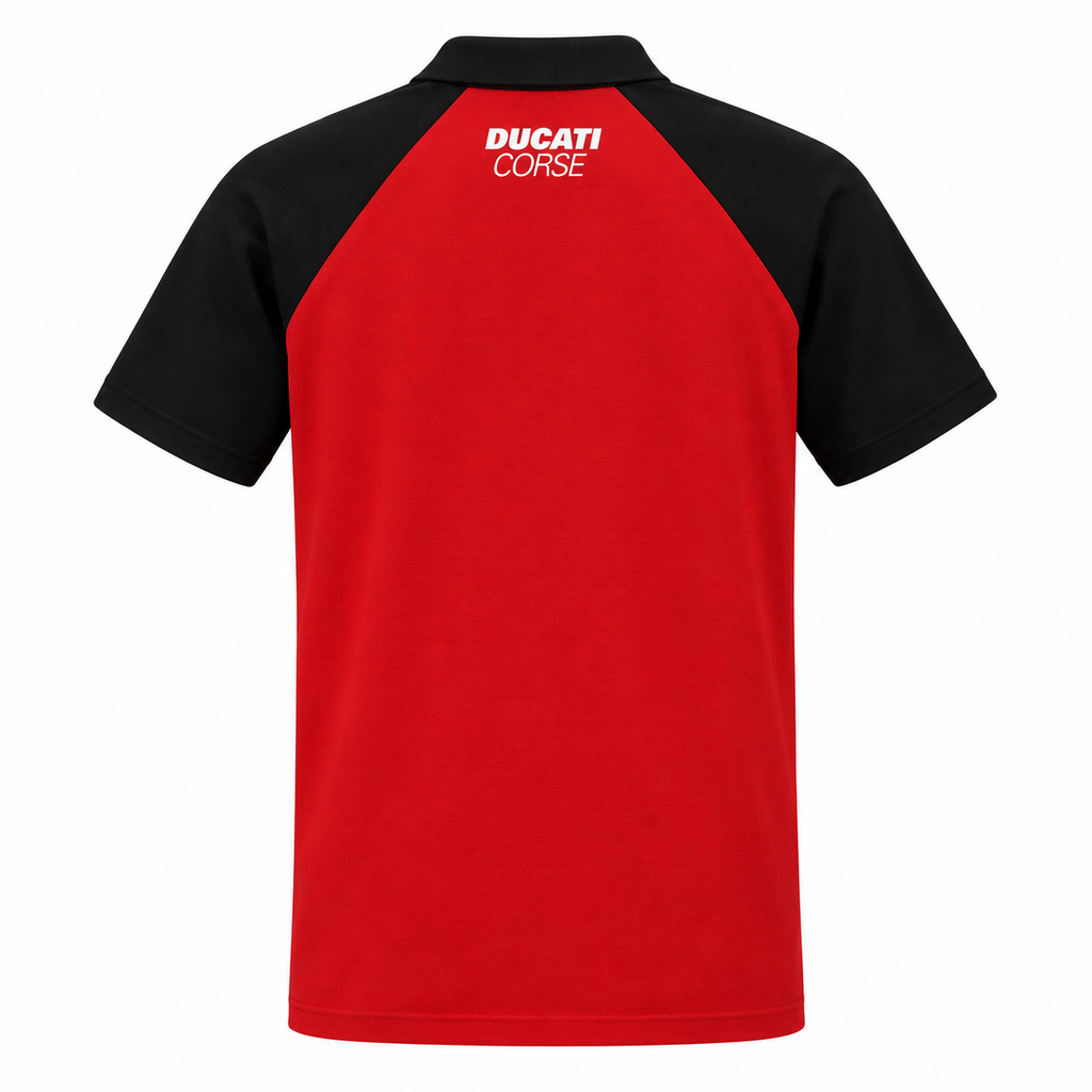 POLO DUCATI CORSE STRIPE RED