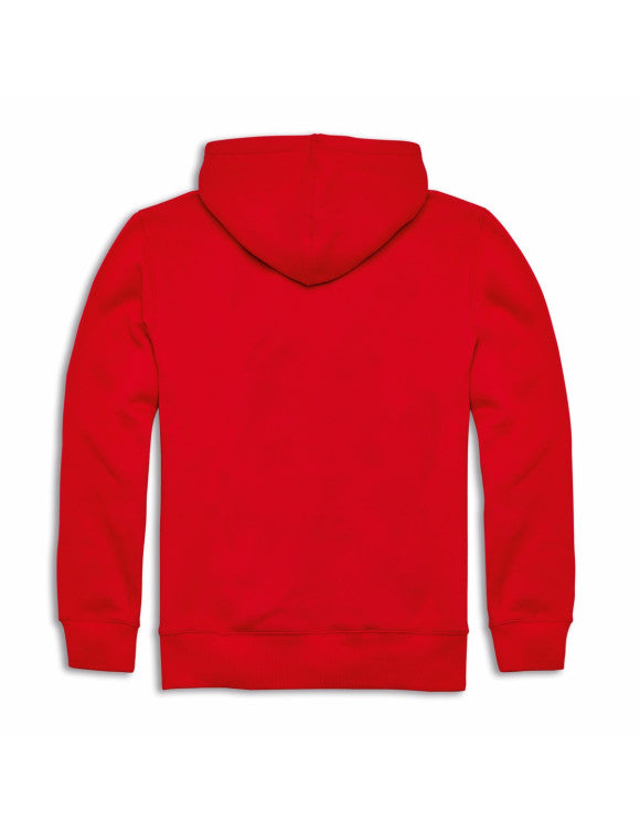 Ducati Mens Hooded Sweatshirt Essential Red
