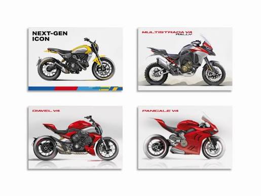 DUCATI RACING POSTCARDS SET