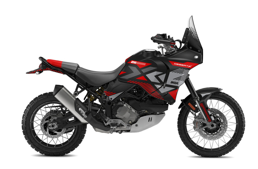 EXCEED Blk/Red Desert X Full Graphics Kit
