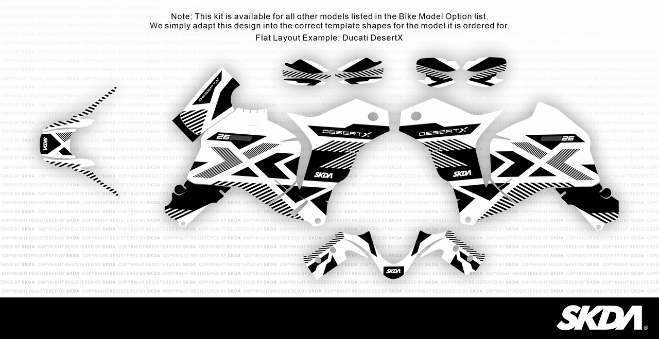 EXCEED White Desert X Full Graphics Kit