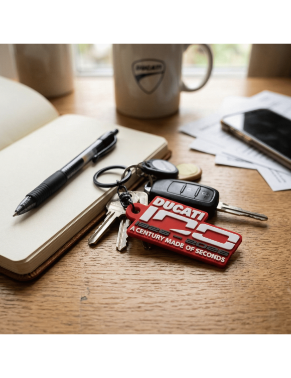 Ducati 100th Keychain